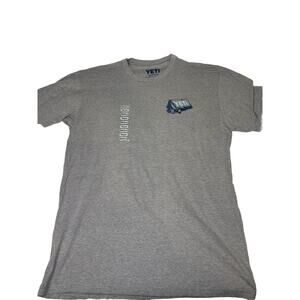 NWT Yeti Gray Camping Size Medium Tee Shirt
